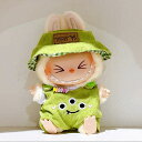 A034653新品2点セット ワンピースlabubuラブブぬいぐるみ服17cm着せ替え着ぐるみ