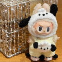 A034731新品3点セット labubuラブブ ぬいぐるみ服17cmドレス着せ替え 着ぐるみ(3)