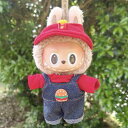 A034756新品2点セット labubuラブブ ぬいぐるみ服17cmドレス着せ替え 着ぐるみ