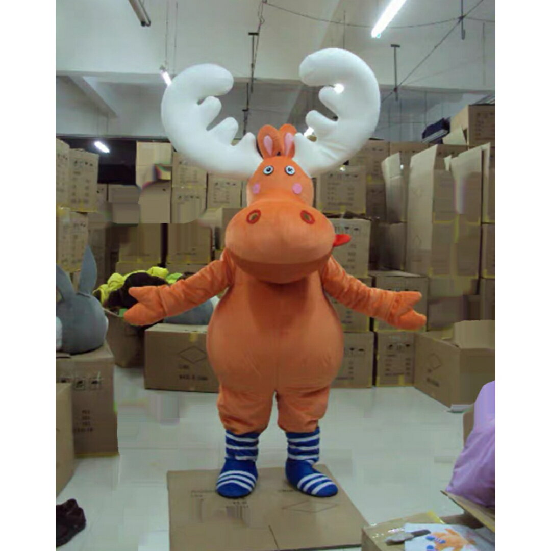 A034788シカコスプレ衣装 着ぐるみ大人用着ぐるみ きぐるみ キャラクターハロウィン仮装