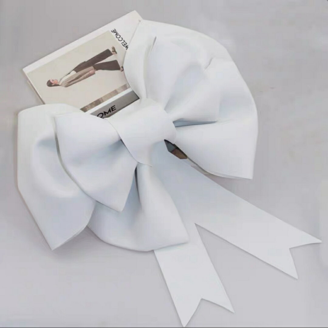 A034796ビッグリボン 大型リボン立体型リボン納車式クリスマス飾り　壁飾り　結婚式装飾