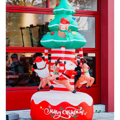 a063079クリスマス飾りサンタさん ライトアップ インフレータブル 膨らます庭 屋外装飾 a063079クリスマス飾りサンタさん ライトアップ インフレータブル 膨らます庭 屋外装飾
