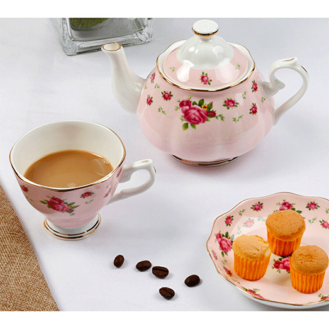 a063109姫ディーニ ティーカップ＆ソーサー 2客セット 花柄，陶器．食器 お皿