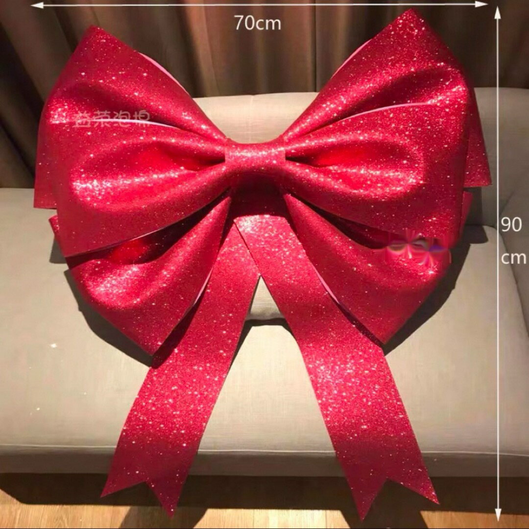 a06354670cmビッグリボン大型リボン立体型リボン納車式クリスマス飾り 結婚式 装飾