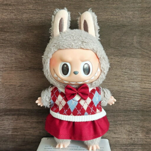 a063925新品ワンピース labubuラブブぬいぐるみ服17cm着せ替え着ぐるみ a063925新品ワンピース labubuラブブぬいぐるみ服17cm着せ替え着ぐるみ