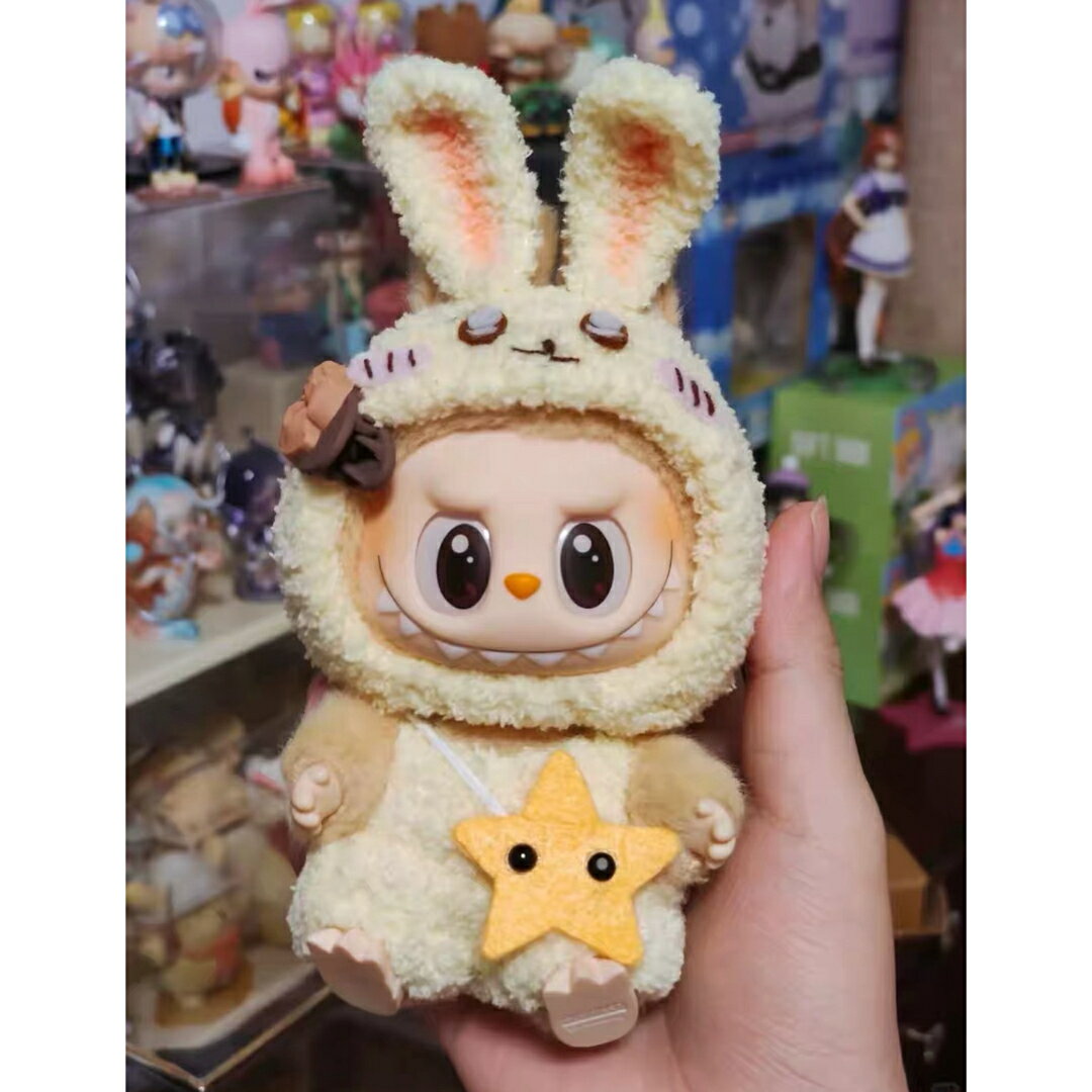 a063950新品2点セット ワンピースlabubuラブブぬいぐるみ服17cm着せ替え着ぐるみ