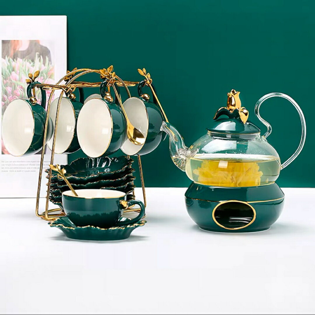 a064066ティー・コーヒーカップセット カップ6客セット 陶磁器ティーセット
