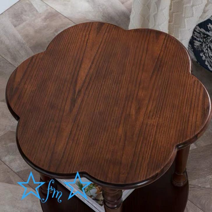 A020048高級木製アンティーク調デザイン 電話台 テーブル 花台リビング 玄関テーブル サイドテーブル