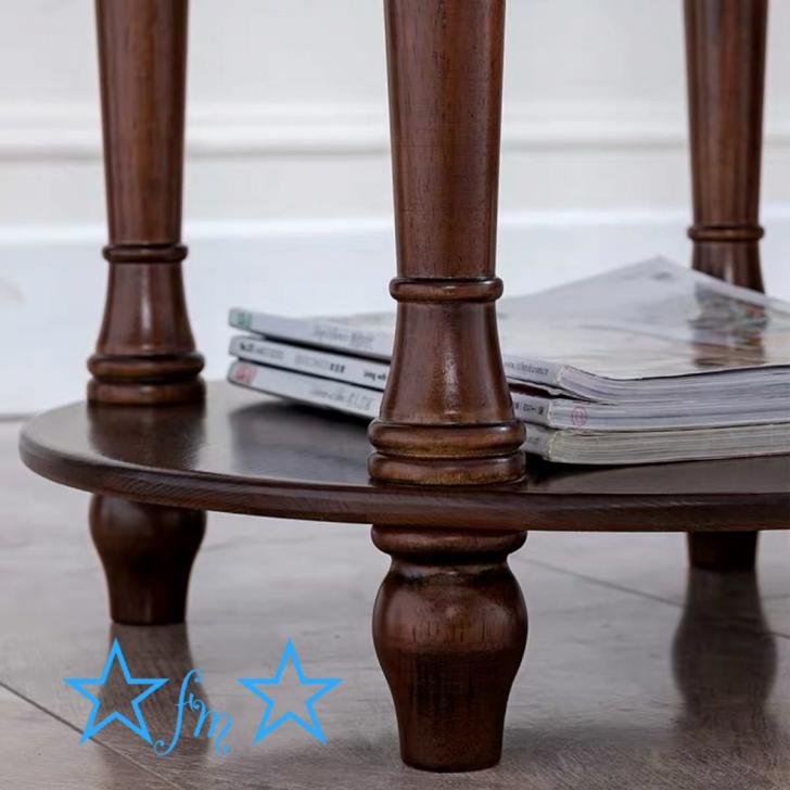 A020048高級木製アンティーク調デザイン 電話台 テーブル 花台リビング 玄関テーブル サイドテーブル [2]