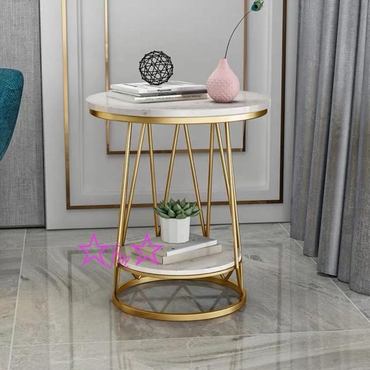 A046116飾り台 人造大理石ローテーブル リビングテーブル センターテーブル サイドテーブル ミニテーブル 高級寝室用テーブル