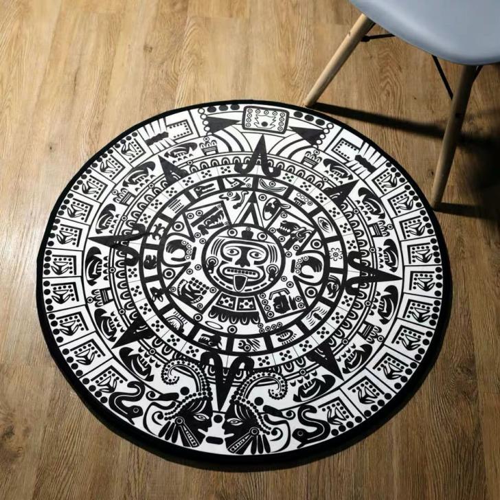 Rakuten - A047734ラグ カーペット ラグマット 100cm ホットカーペット対応 ☆ベッドルーム用