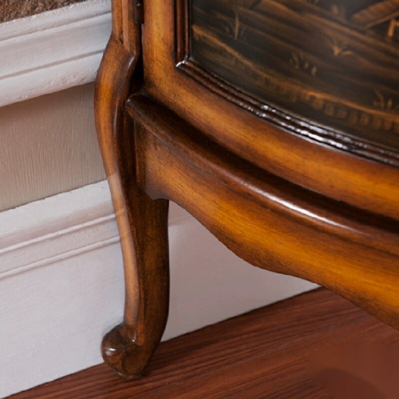 A001122高級感サイドテーブル コンソールテーブル 玄関テーブル 電話台 アンティーク調 [3]