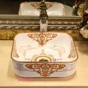 A016473置き型洗面ボウルセット .手洗い器デザイン 陶磁器 手洗い鉢 洗面台 蛇口 排水ホース付き