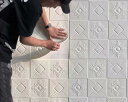 50枚 70cm×70cm 背景壁 3D立体レンガ模様壁紙 防水 汚い防止 カビ防止