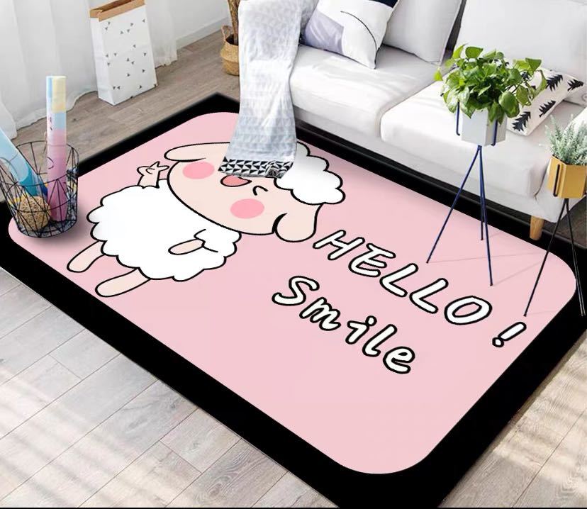Character Pattern - A045960ラグ カーペット ラグマット 120x160cm ホットカーペット対応 別のサイズあり