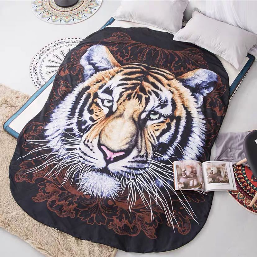 超熱 可愛い 虎雑貨 毛布 ブランケット ブランケット ひざ掛け 夏かけ布団1x170 夏かけ布団1x170 虎雑貨 ヤマセイ 77d8c54b Comnet Co Th