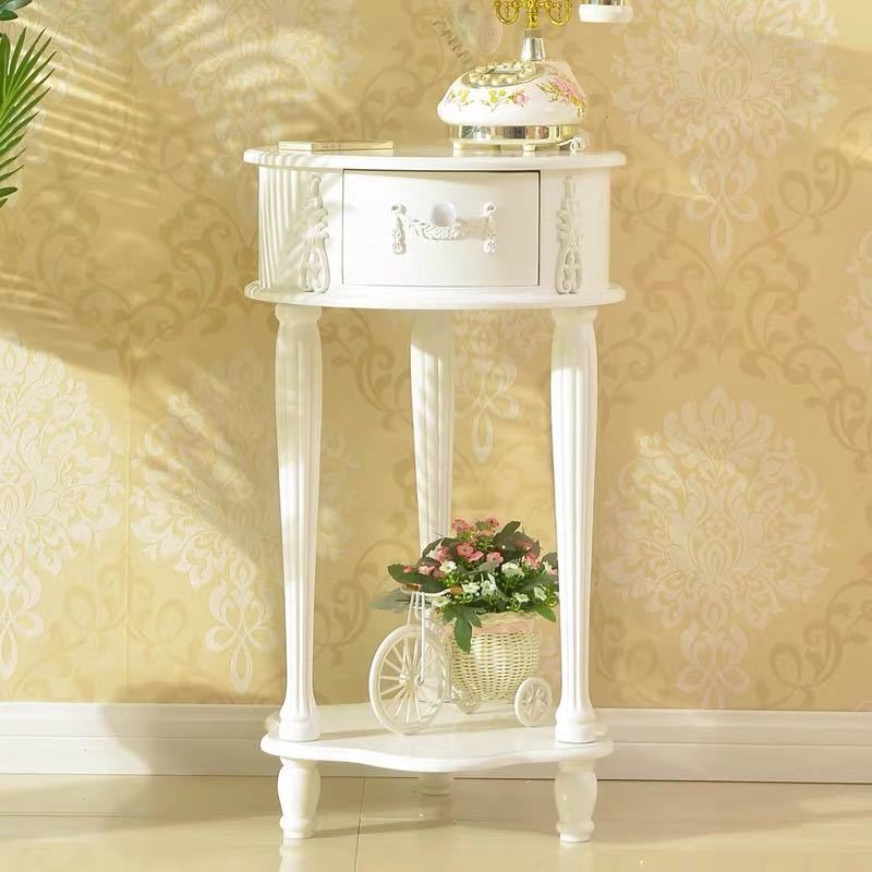 A011035高級サイドテーブル コンソールテーブル ．玄関テーブル 花台 電話台 アンティーク調デザイン 幅40cm