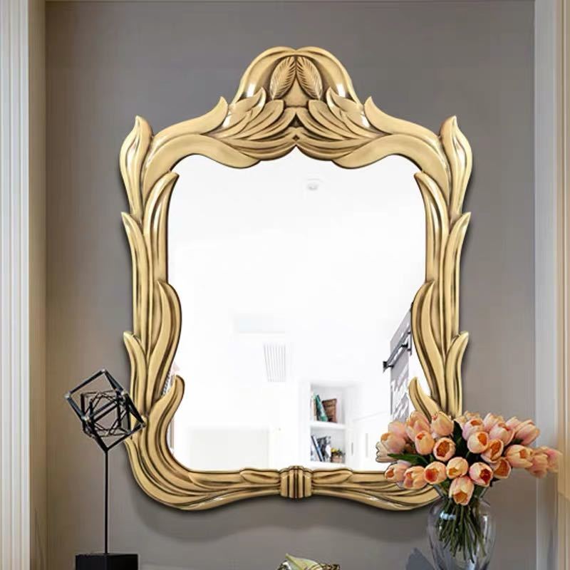 A022111壁掛け鏡 壁掛け 壁掛けミラー ウォールミラ 70x100cm 高級豪華鏡 アンティーク調