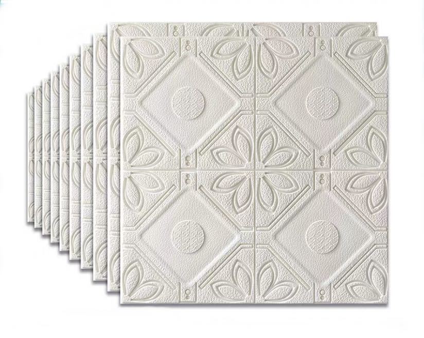 人気推薦☆50枚 70cm×70cm 背景壁 ．3D立体レンガ模様壁紙 防水 汚い防止 カビ防止