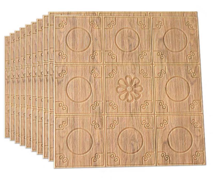 A044564人気推薦☆50枚 70cm×70cm 背景壁 ．3D立体レンガ模様壁紙 防水 汚い防止 カビ防止