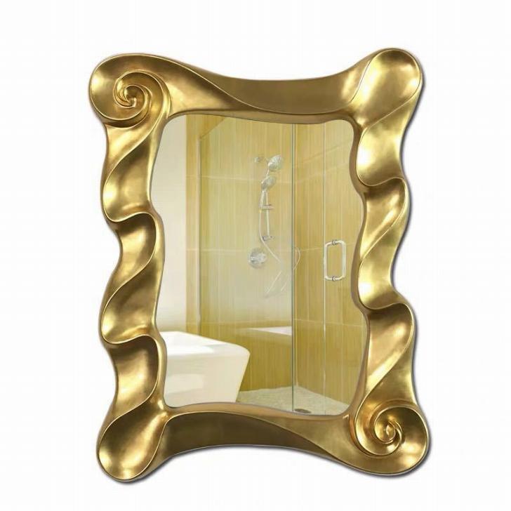 A047262壁掛け鏡 壁掛け 壁掛けミラー ウォールミラ 70x90cm 高級豪華鏡 アンティーク調