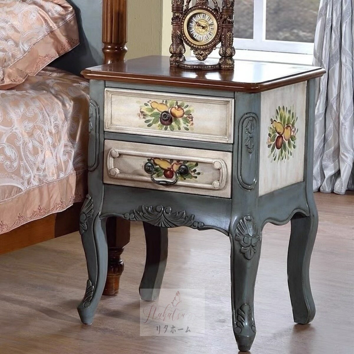 楽天市場】アンティーク風（サイドテーブル・ナイトテーブル