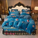 高級ワイドダブル ベッド用品4点セット 寝具 ボックスシーツ　枕カバー掛け布団カバー ベッドカバー サイズ選択可能