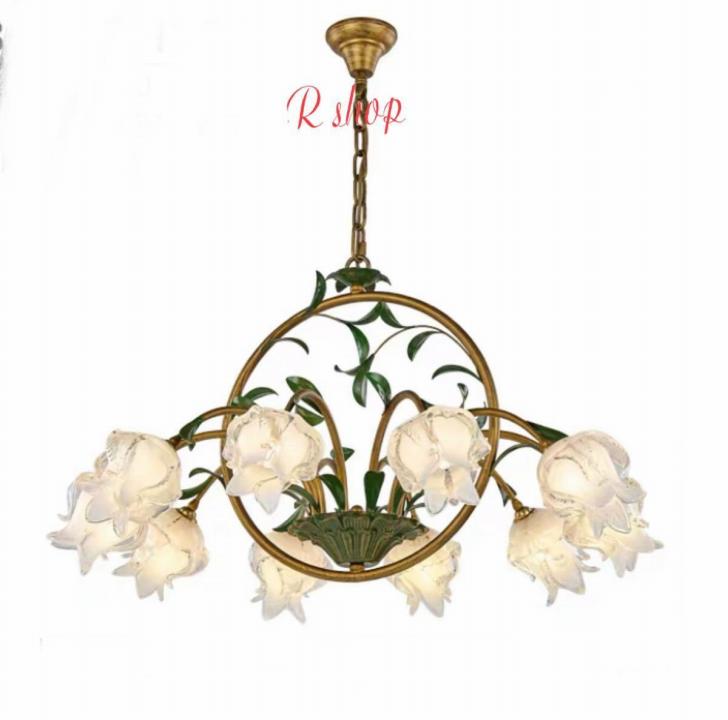 A059950ペンダントライト 洋風照明 シャンデリア 北欧デザイン シーリングライト不可 高級天井照明 10灯 電源直結タイプ [3]