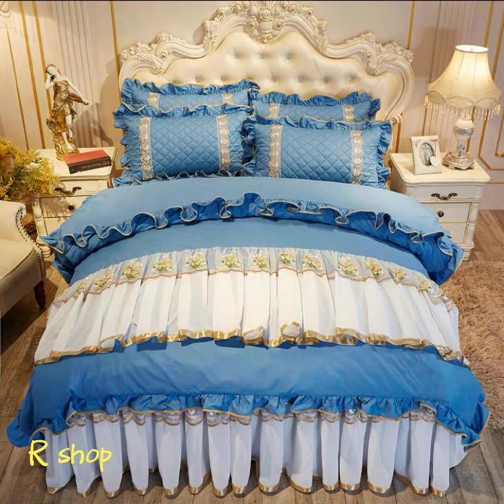 A046276高級ワイドダブル ベッド用品4点セット ．寝具 ボックスシーツ　枕カバー掛け布団カバー ベッド..