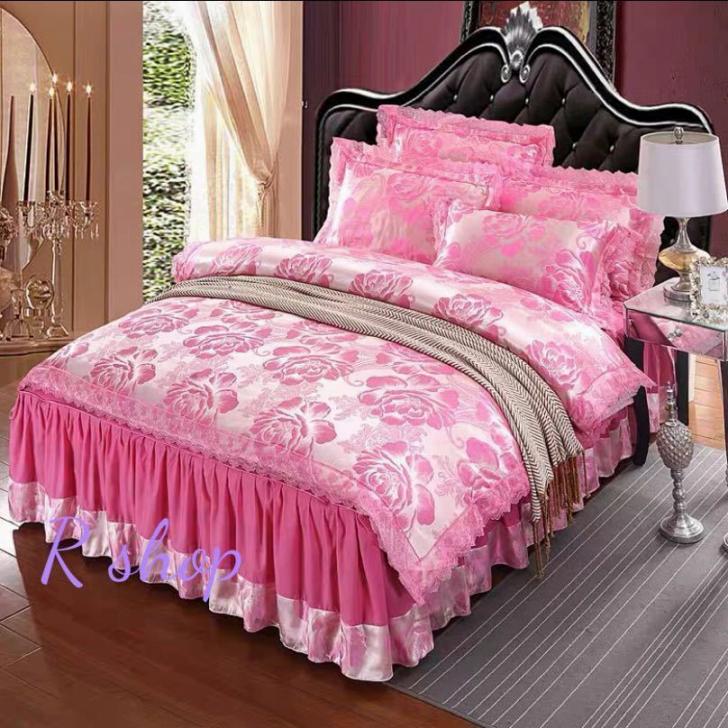 A016743高級ワイドダブル ベッド用品4点セット 寝具 ボックスシーツ　枕カバー掛け布団カバー ベッドカ..