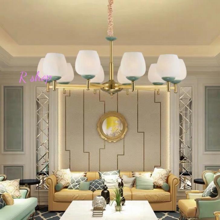 Vaulted Ceiling - A061499高級ペンダントライト　洋風照明　シャンデリア　北欧デザイン シーリングライト不可 天井照明 10灯 電源直結タイプ