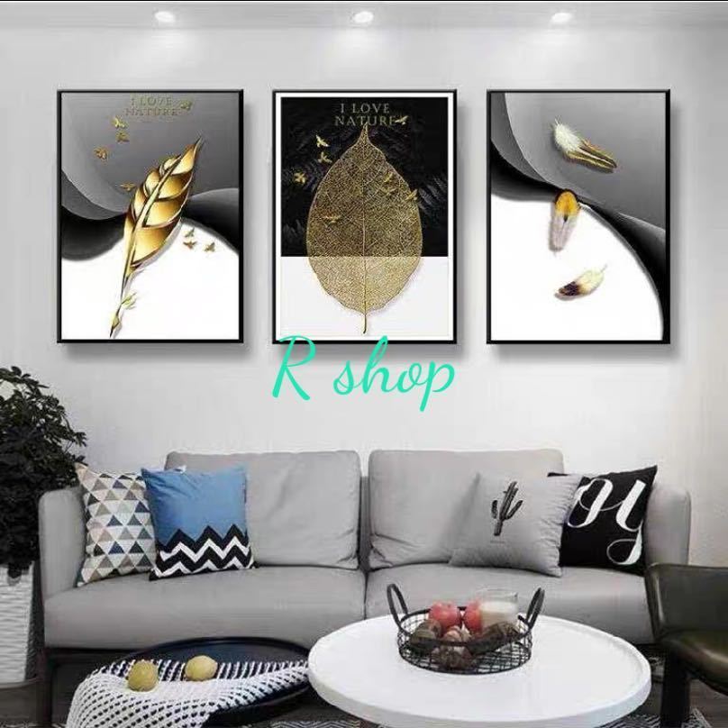A047679壁飾りアートパネル プリント 絵画 インテリア 壁掛け　キャンバスプリントポスター3枚　40x60