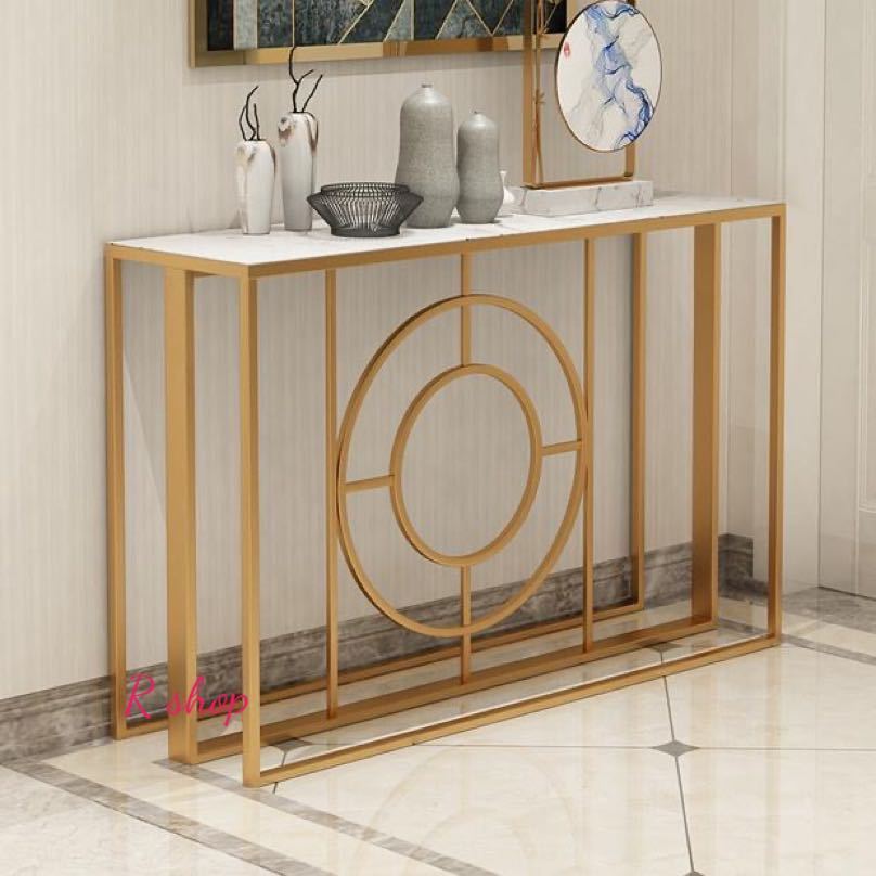 【商品仕様】本体寸法：幅80 ×奥行30 ×高さ85 cm商品状態：新品カラー：写真通り材質：金屬、人造大理石、ラッカー塗装 、他☆☆★★★★★★★★★★★★★☆☆◆お客様のご覧になっているモニター等により多少色が異なる場合がございます。あ...