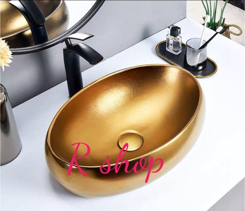 A048924置き型洗面ボウルセット 手洗い器 デザイン 陶磁器 手洗い鉢 洗面台 蛇口 排水ホース付き