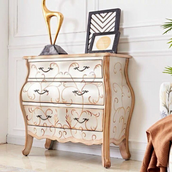 最も完璧な A 姫系家具タンス アンティーク調デザイン コンソールチェスト ウェール 洋タンス ヨーロッパ風 A高級チェストロココ調 西洋 Labelians Fr