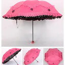 20220711-29　折り畳み傘 晴雨兼用 レディース UVカット 遮熱 刺繍 雨傘日傘 紫外線カット
