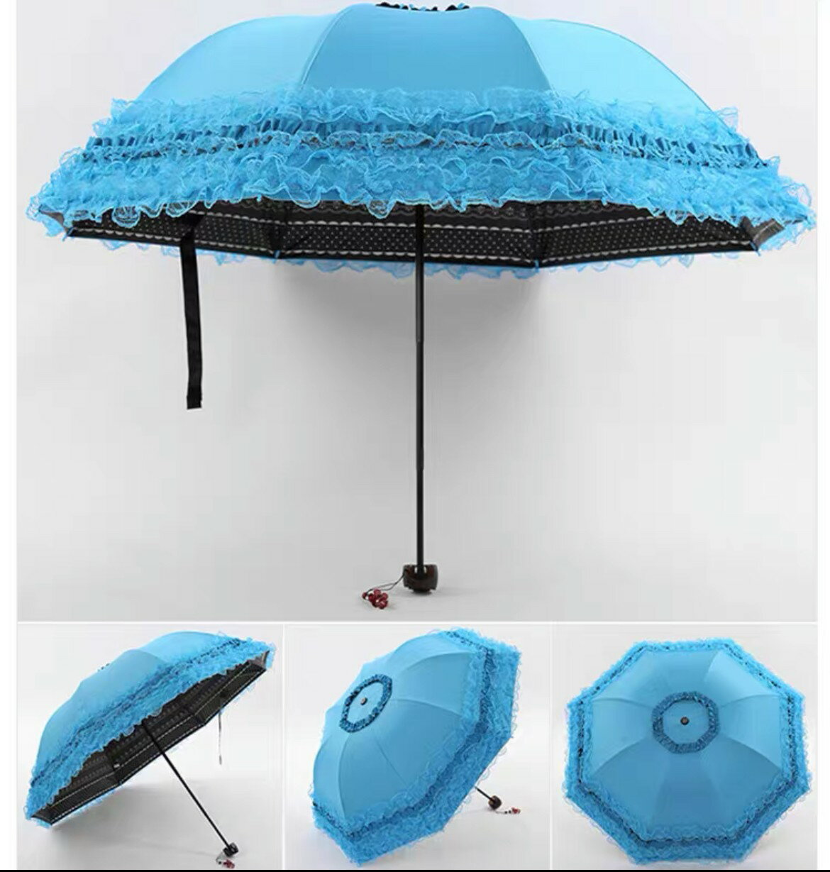 A05357020220711-37 折り畳み傘 晴雨兼用 レディース UVカット 遮熱 雨傘日傘 紫外線カット