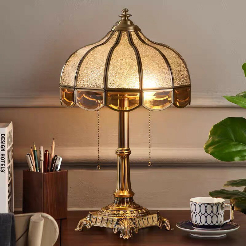 A00284820220712-17 照明スタンドライト テーブルランプ 卓上ステンド ．真鍮卓上照明スタンド