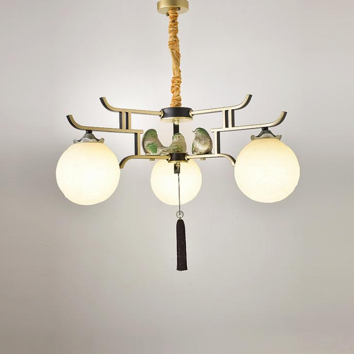 Pendant Lamps - A0572430720L26-3-1ペンダントライト．洋風照明　シャンデリア　北欧デザイン シーリングライト不可 天井照明.3灯 電源直結タイプ