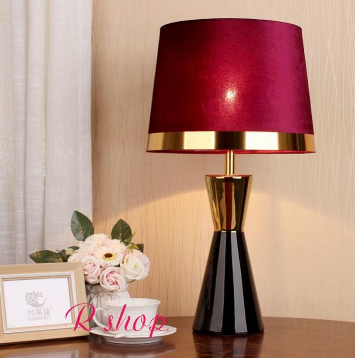 A013130陶器照明スタンドライト ．テーブルランプ デスクライト． 卓上ステンド アンティーク調スタンド