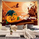 A037505ハロウィン タペストリー 壁掛け ポスター フォト 背景布 Halloween