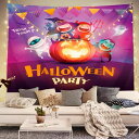 A037513ハロウィン タペストリー 壁掛け ポスター フォト 背景布 Halloween