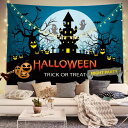 A037516ハロウィン タペストリー 壁掛け ポスター フォト 背景布 Halloween