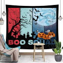 A037517ハロウィン タペストリー 壁掛け ポスター フォト 背景布 Halloween