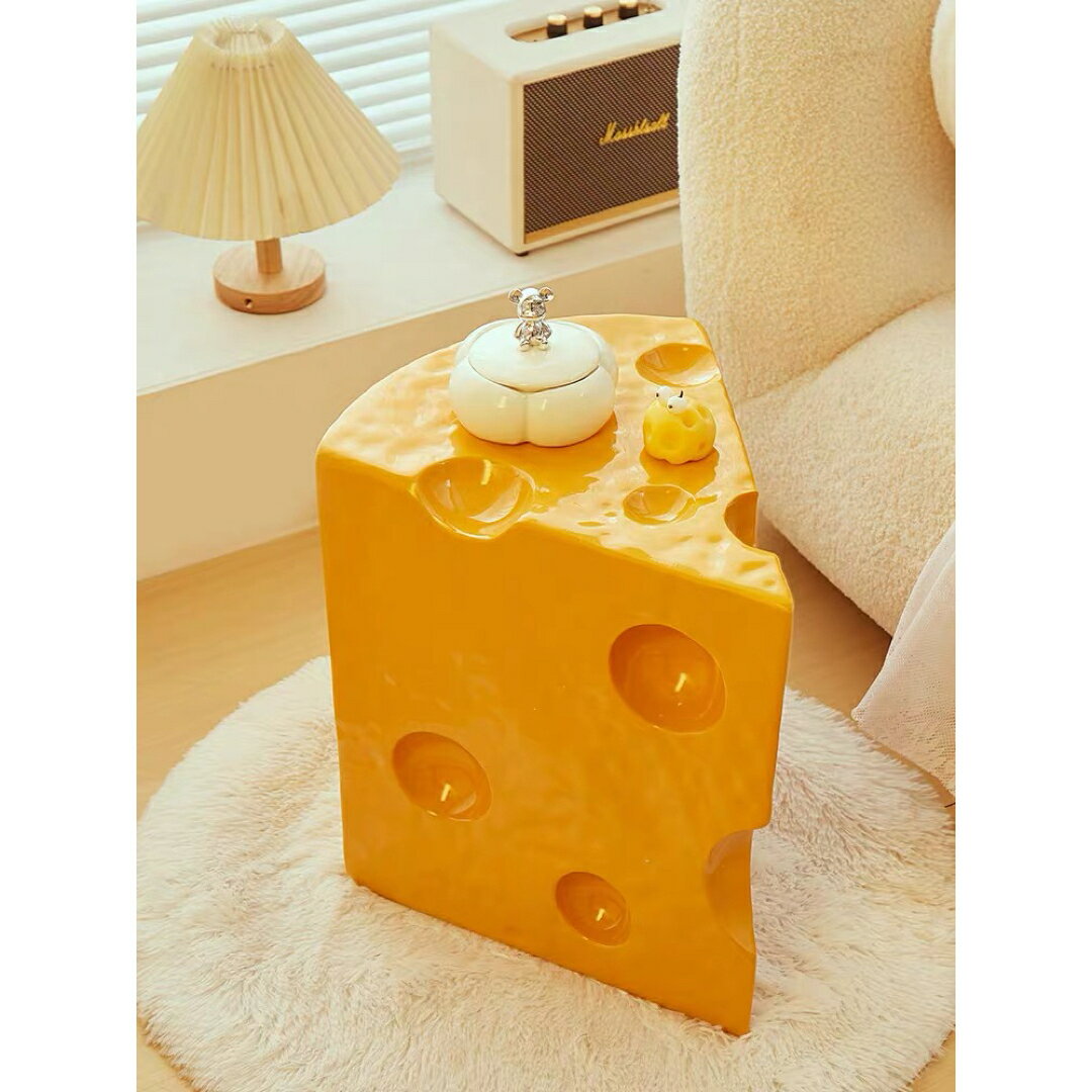 A037547飾り台 チーズ　ローテーブル センターテーブル サイドテーブル ミニテーブル