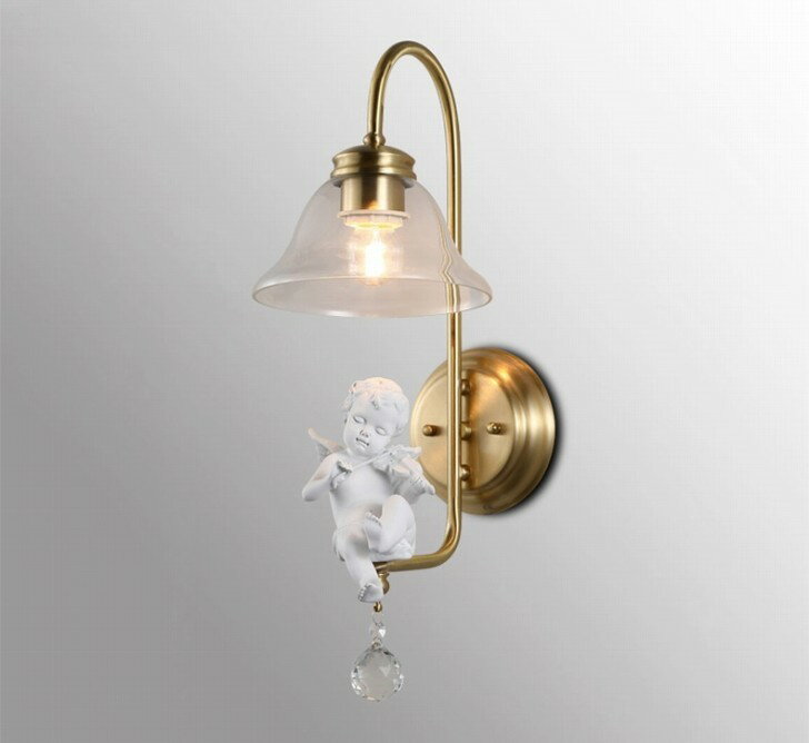 A040249BL22-1-2壁掛け照明 壁掛け灯 インテリア照明 壁掛け灯 高級照明.銅.水晶1灯