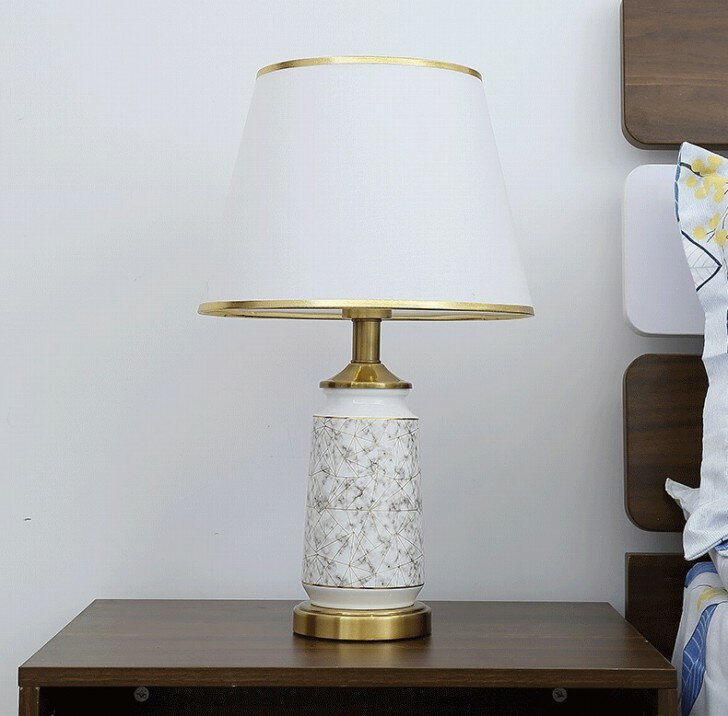 A016107D1-2インテリア照明 テーブルスタンド 照明スタンド 卓上ステンド．高級陶器ステンド.銅