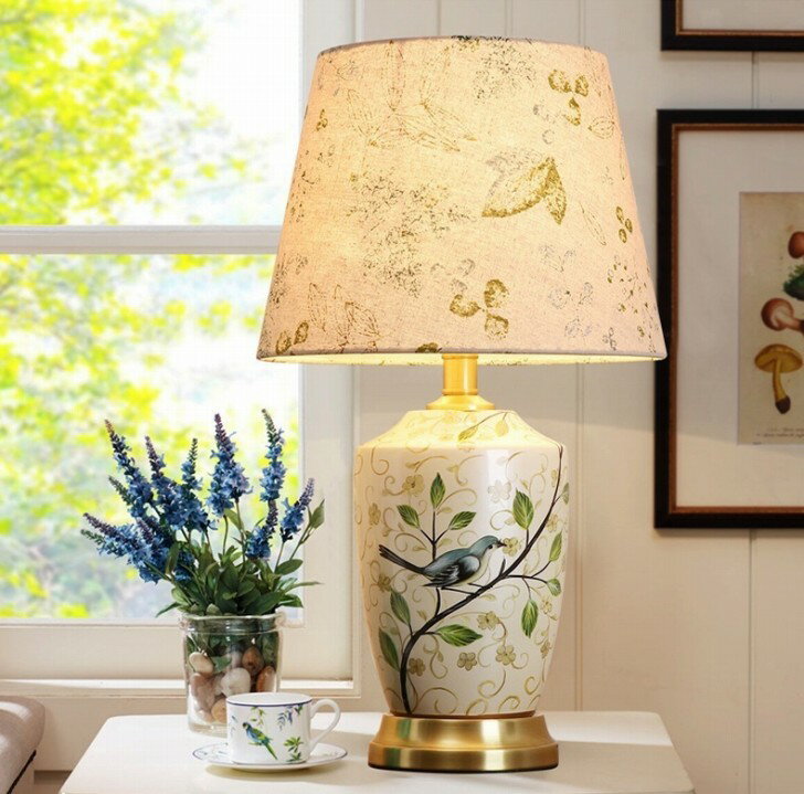 A023236D44インテリア照明 テーブルスタンド 照明スタンド 卓上ステンド．陶器ステンド