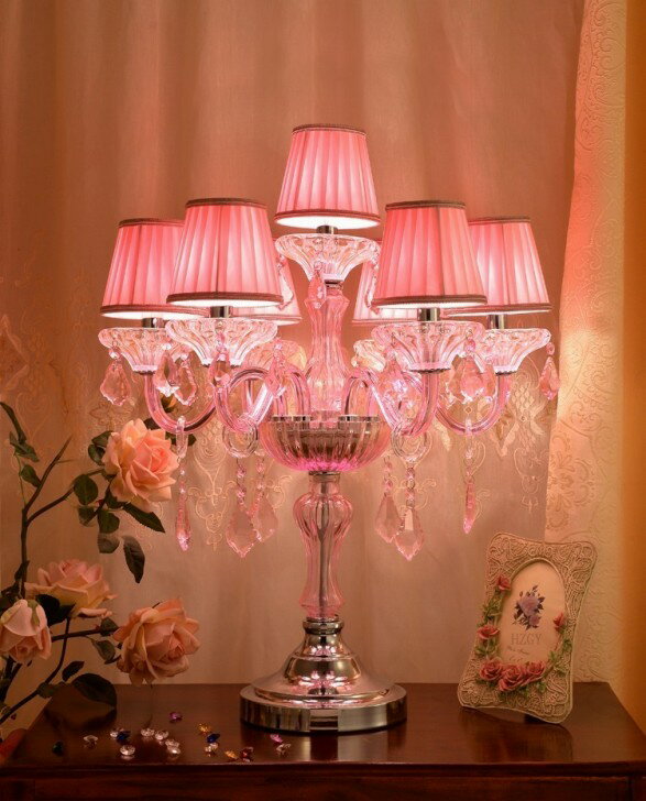 A010854D249-7インテリア照明 テーブルスタンド 照明スタンド 卓上テーブルライト． 高級水晶スタンド