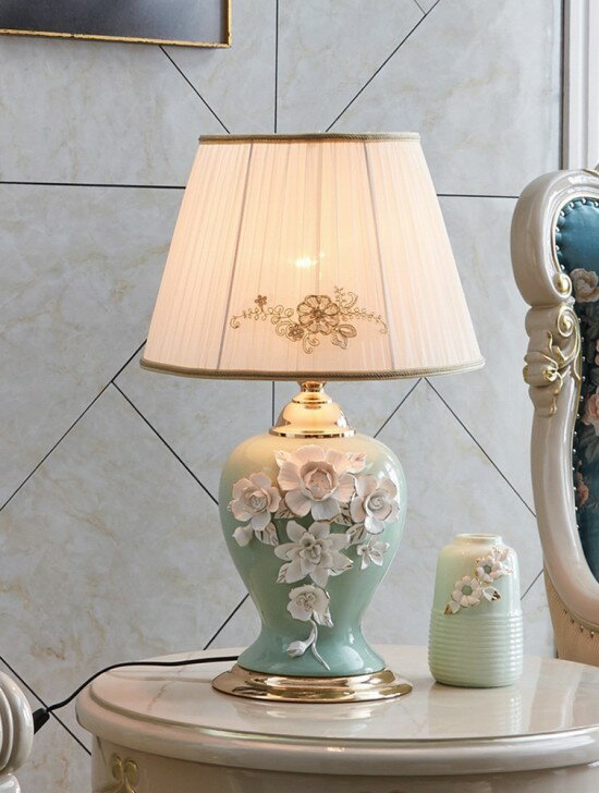 A012552D5-4インテリア照明 テーブルスタンド 照明スタンド 卓上ステンド．高級陶器ステンド